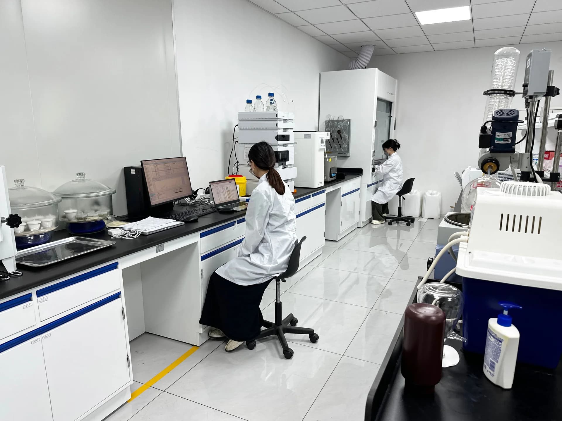 HETCHYN team working in the analytical laboratory
