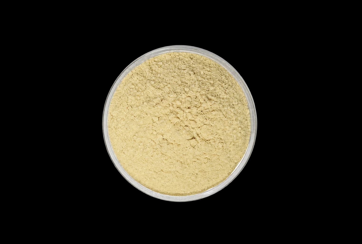 Lycotique white tomato powder in a sample dish